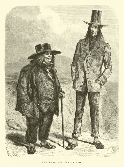 Fra Bobo and Fra Astuto by Edouard Riou